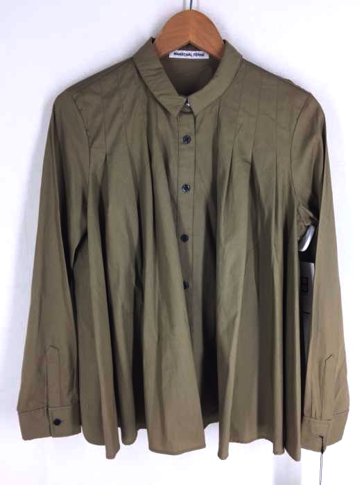 MARECHAL TERRE（マルシャルテル） コットンタックフレアーシャツ レディース トップス
