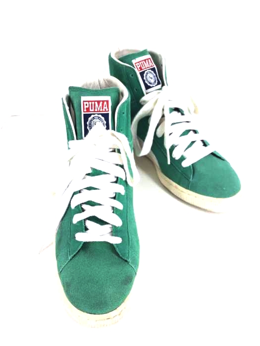 PUMA(プーマ) Wネーム コラボレーション スニーカー SUEDE MID CLASSIC グリーンスウェード メンズ シューズ