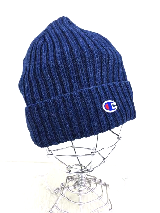 Champion(チャンピオン) インディゴ染めコットンニット帽 メンズ 帽子