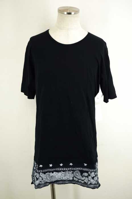 ZARA MAN （ザラマン） ペイズリー柄レイヤードロングTシャツ メンズ トップス