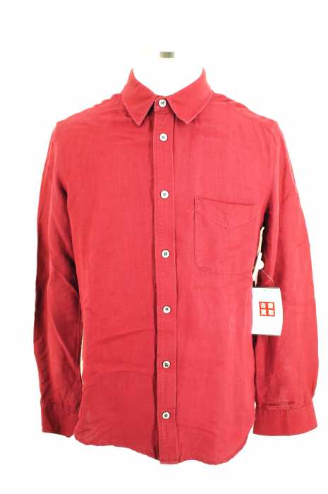 HARE （ハレ） FRENCH LINEN ボタンシャツ メンズ トップス