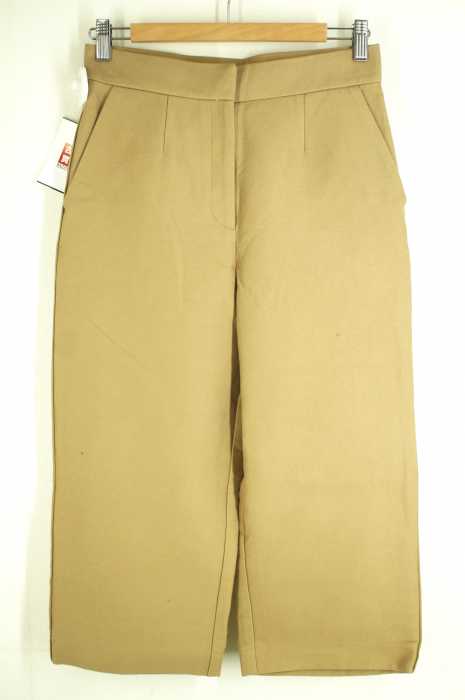 Demi-Luxe BEAMS （デミルクスビームス） コットンワイドクロップド レディース パンツ