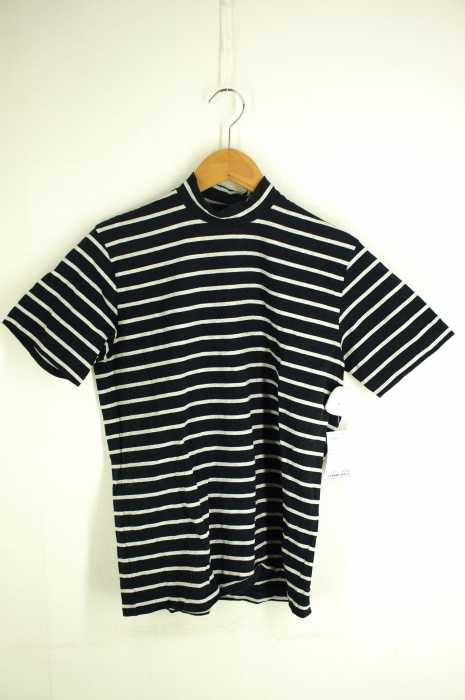 JOHN LAWRENCE SULLIVAN（ジョンローレンスサリバン） モックネックボーダーBIG Tee メンズ トップス