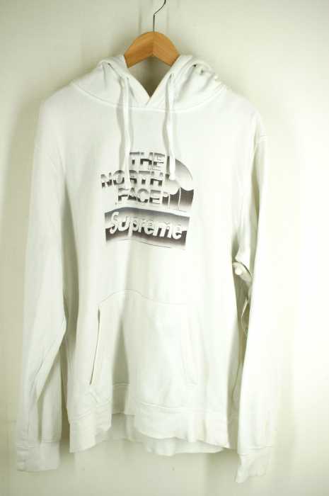 Supreme×THE NORTH FACE（シュプリーム ノースフェイス） Metallic Logo Hooded Sweatshirt メンズ トップス