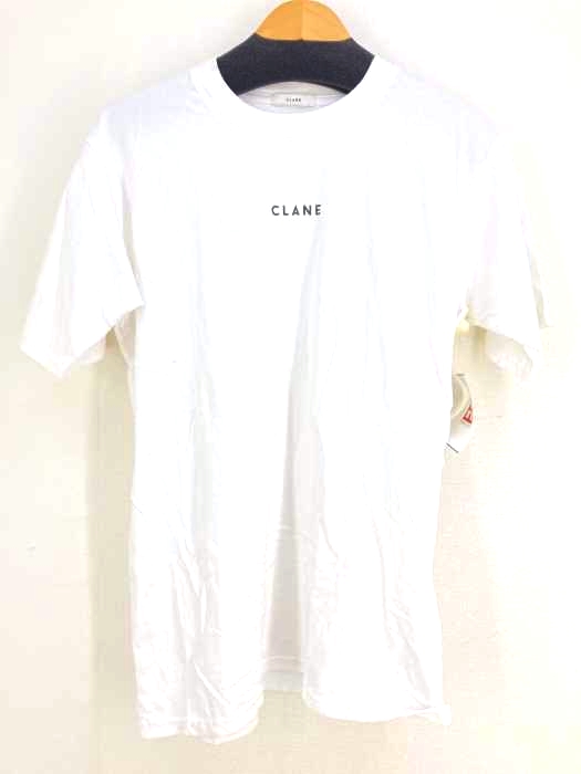 CLANE(クラネ) ロゴプリントクルーネックTシャツ レディース トップス