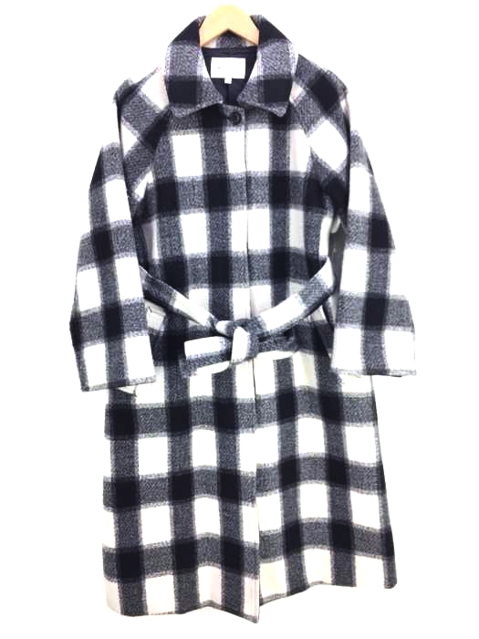 MOUSSY（マウジー） チェックステンカラーコート レディース