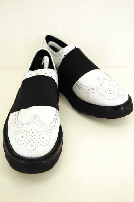 CAMINANDO × monkey time （カミナンド モンキータイム） 16SS  ELASTIC BAND WING TIP　スリッポン　シューズ メンズ シューズ