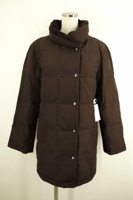 SANYO COAT （サンヨーコート） フリース切替ハイネックジップダウンコート レディース アウター