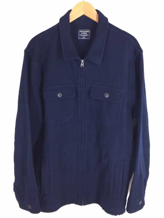 Abercrombie & Fitch(アバクロンビーアンドフィッチ) フラップポケット ジップアップ CPOジャケット メンズ アウター