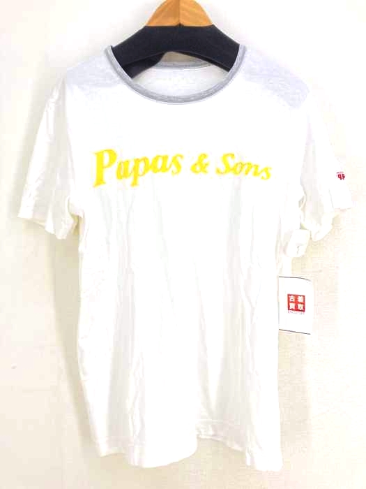 papas（パパス） PAPAS & SONS  クルーネックTシャツ メンズ トップス