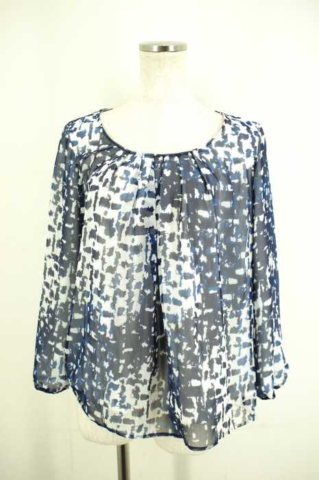 LAUTREAMONT （ロートレアモン） 総柄シフォントップス レディース トップス