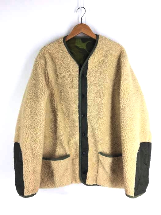 BUZZ RICKSONS BY UNITED CARR(バズリクソンズ バイ ユナイテッドカー) RIVERSIBLE BOA FREECE LINER JACKET リバーシブルボアフリースライナージャケット メンズ アウター