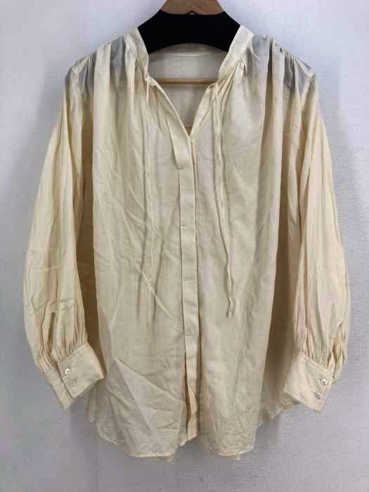 UNITED ARROWS green label relaxing（ユナイテッドアローズグリーンレーベルリラクシング） ダブル ガーゼ ギャザー ブラウス レディース トップス