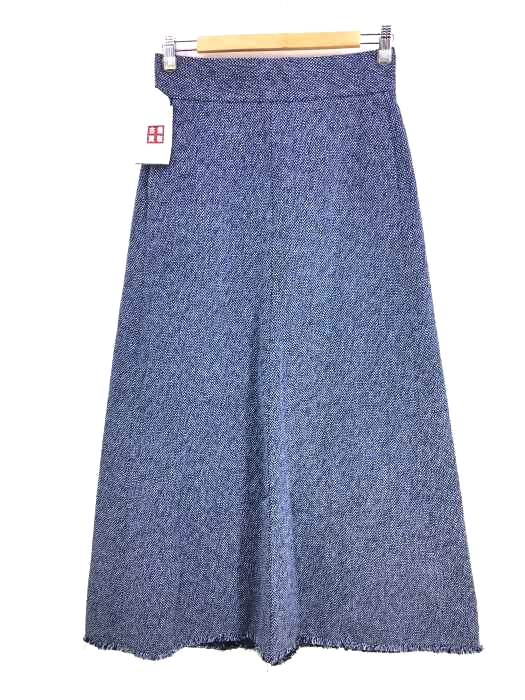 Adam et Rope（アダムエロペ） 刺し子ロングフレアスカート レディース スカート