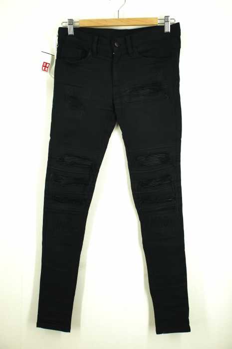 Danke Schon (ダンケシェーン) Bellows Biker Pants クラッシュ加工パンツ メンズ パンツ
