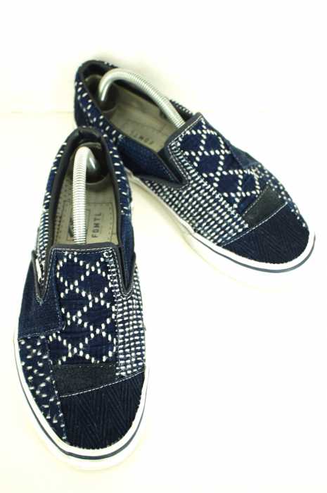 VANS × FDMTL （バンズファンダメンタル） インディゴパッチワーク メンズ シューズ