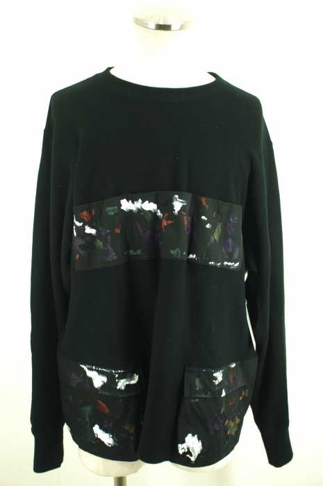 SOE（ソーイ） 15SS　クルーネックペイントポケットスウェット メンズ トップス