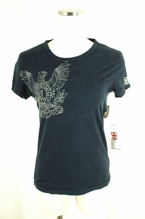 POLO JEANS COMPANY RALPH LAUREN (ポロジーンズカンパニーラルフローレン) プリント ダメージ加工 レディース トップス