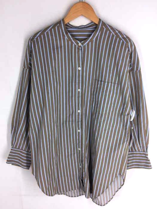 UNITED ARROWS green label relaxing（ユナイテッドアローズグリーンレーベルリラクシング） FMバンドカラーロングカフスシャツ レディース トップス