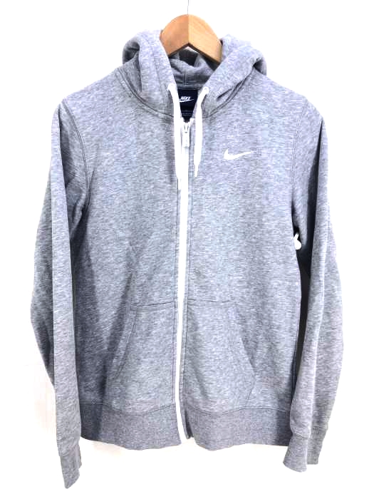 NIKE（ナイキ） ロゴ刺繍ジップアップパーカー レディース トップス