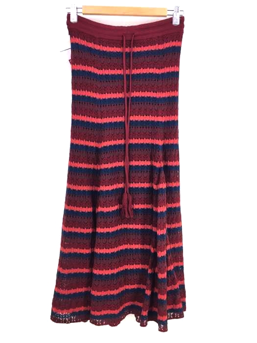 IENA LA BOUCLE（イエナラブークル） 21SS 柄編みフレアスカート レディース スカート