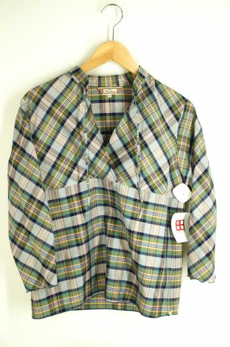 Thomas Burberry（） スキッパー クロップド丈 レディース トップス
