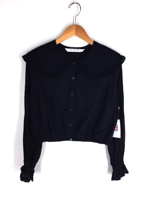 Ray BEAMS（レイビームス） バックカラークロップドブラウス レディース トップス