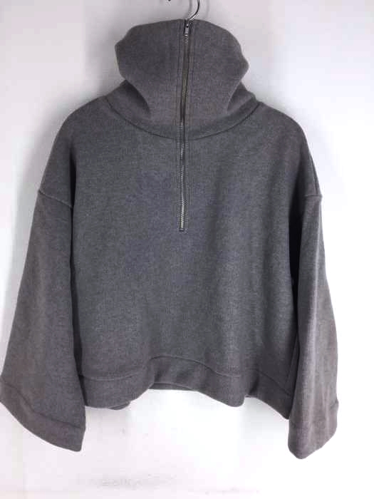 kelen（ケレン） 前後2WAY タートルネック ジップアップ ニットプルオーバー レディース トップス