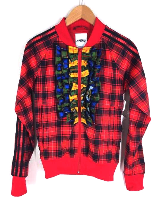 adidas Originals by Jeremy Scott（アディダスオリジナルスバイジェレミースコット） Ruffle Plaid Jacket メンズ トップス