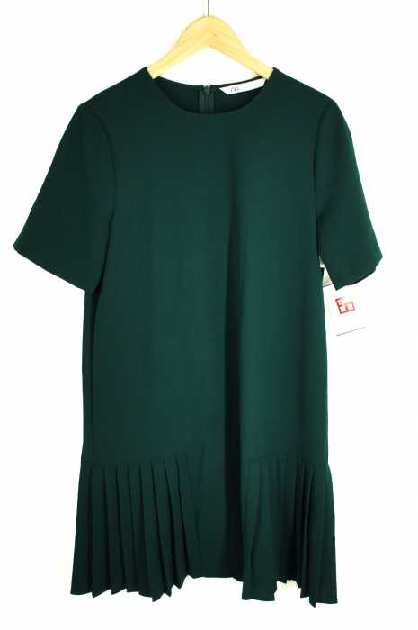 ZARA （ザラ） プリーツ切替 レディース ワンピース