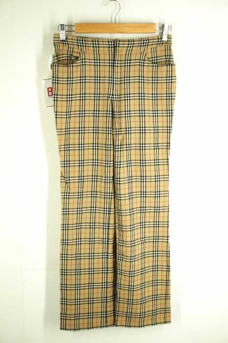 BURBERRY BLUE LABEL(バーバリーブルーレーベル) ノバチェック ウールパンツ レディース パンツ