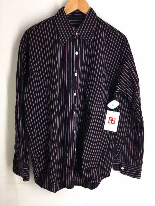 BEAMS (ビームス) コットンストライプ長袖シャツ メンズ トップス