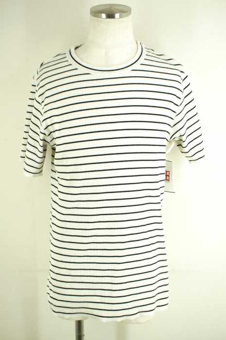 SENCE OF PLACE （センスオブプレイス） リブボーダーラウンドロングTシャツ メンズ トップス