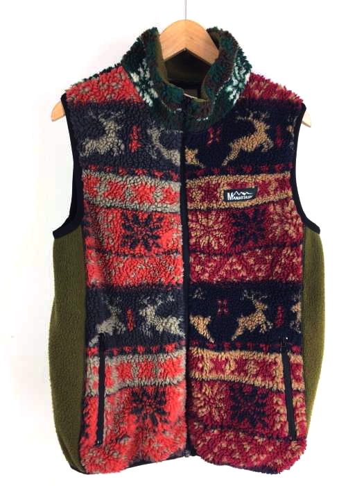 MANASTASH(マナスタッシュ) BOA FLEECE VEST ボア フリース ベスト メンズ アウター