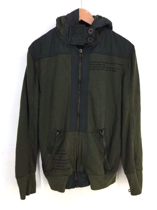 JACKROSE(ジャックローズ) 切替ジップアップパーカー メンズ トップス