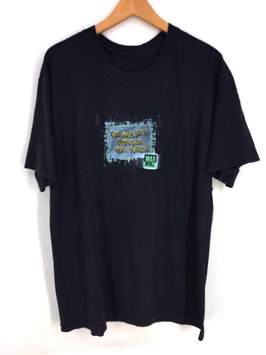 USED古着(ユーズドフルギ) MAD MIKE プリントクルーネックTシャツ メンズ トップス