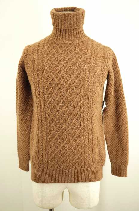 EDIFICE （エディフィス） 15AW ウールケーブルニットタートル メンズ トップス