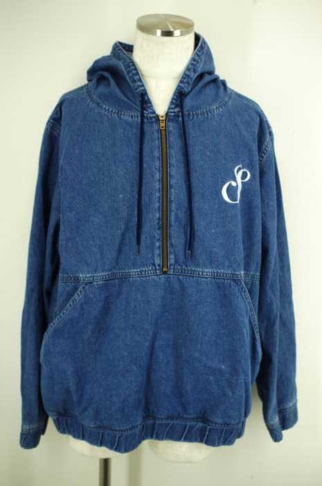 Subciety （サブサエティ） DENIM HOODY-SUMBOL　デニムアノラックパーカー メンズ アウター