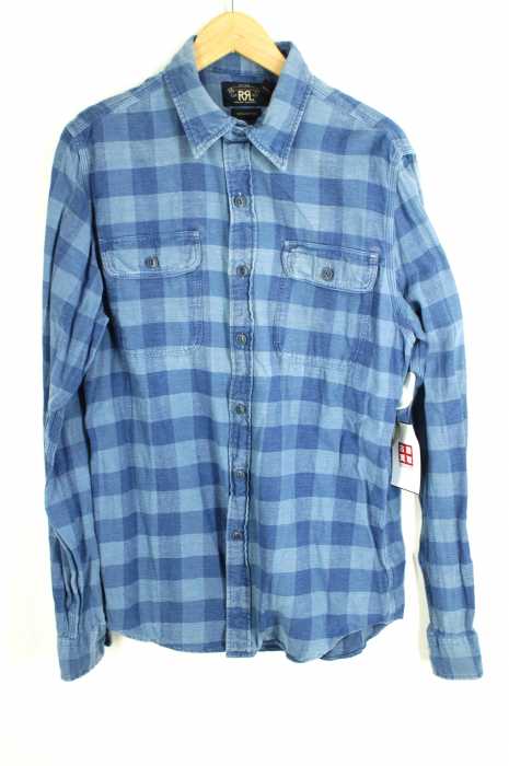 RRL RALPH LAUREN （ダブルアールエル ラルフローレン） チェック柄シャツ チンストラップ メンズ トップス
