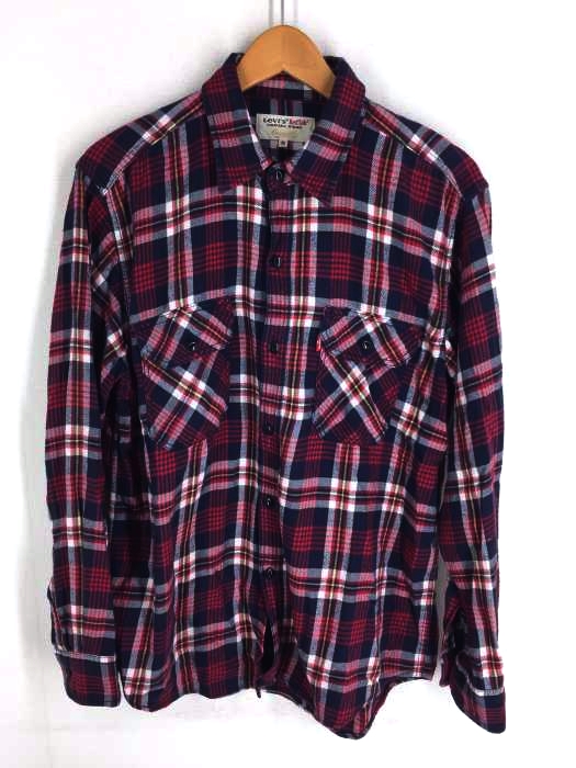 Levis RED TAB（リーバイスレッドタブ） チェック フランネルシャツ ワークシャツ メンズ トップス