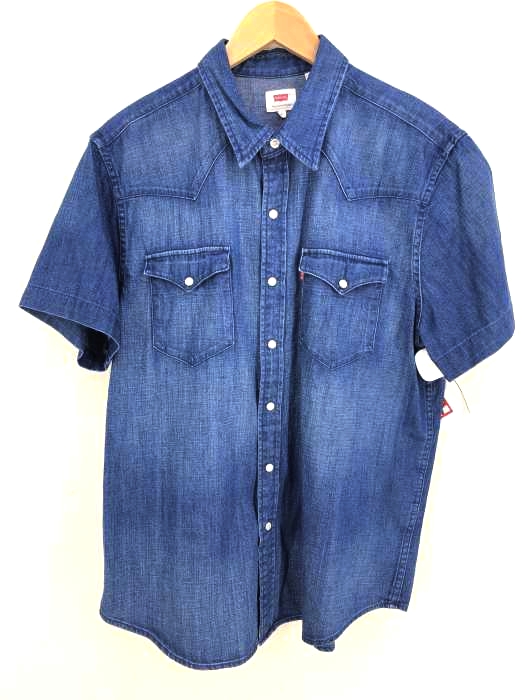 Levis(リーバイス) ウエスタンデニム半袖シャツ メンズ トップス