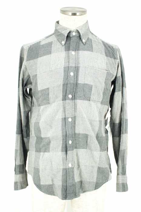 UNITED ARROWS green label relaxing (ユナイテッドアローズグリーンレーベルリラクシング) AUTHENTIC WEAR チェック柄ボタンダウンシャツ メンズ トップス