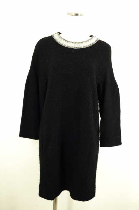 IENA （イエナ） 13AW ウール混ニットコクーンビジューワンピース レディース ワンピース