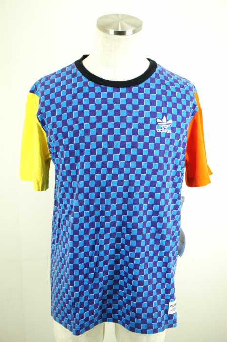 adidas originals （アディダスオリジナルス） 総柄プリントTシャツ メンズ トップス