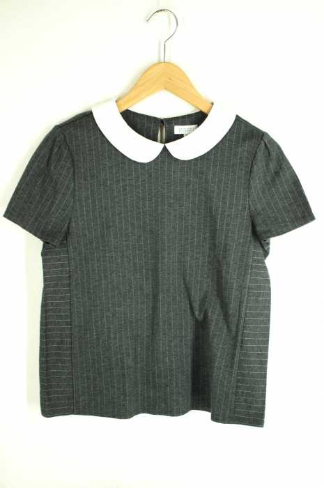 MACKINTOSH PHILOSOPHY （マッキントッシュフィロソフィー） 丸襟ストライプカットソー レディース トップス
