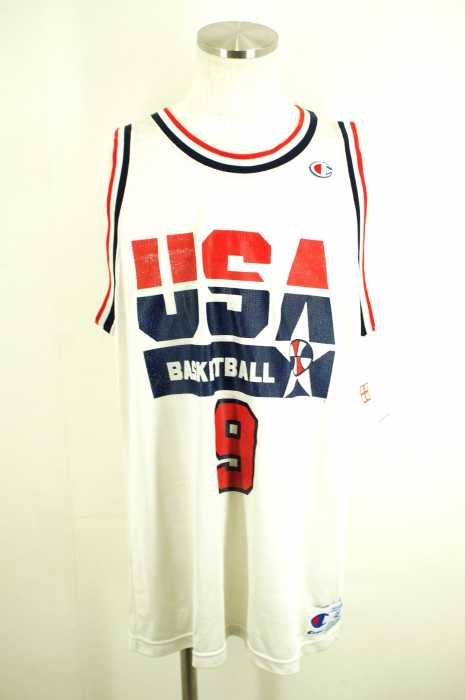 Champion (チャンピオン) USA製 メッシュゲームシャツ メンズ トップス