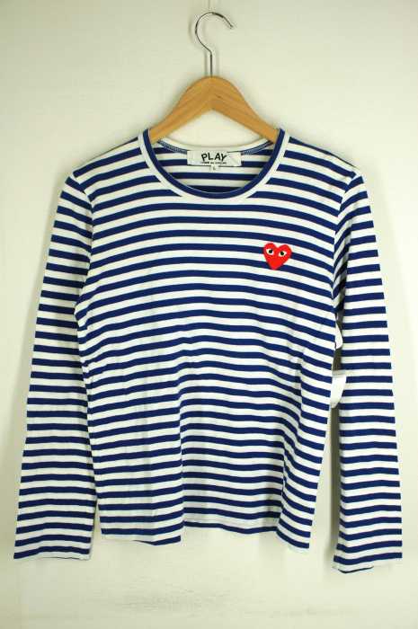PLAY COMME des GARCONS （プレイコムデギャルソン） AD2015 ボーダーカットソー レディース トップス