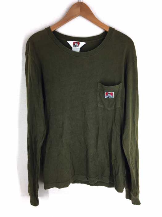 BEN DAVIS （ベンデイビス） 胸ポケットクルーネックロングTシャツ メンズ トップス
