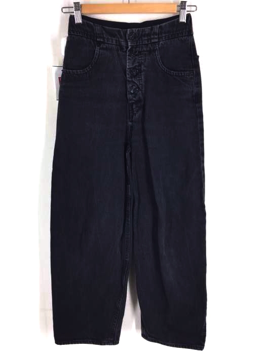 MM6 Maison Margiela（エムエムシックス メゾンマルジェラ） ハイウエストブラックデニムパンツ レディース パンツ