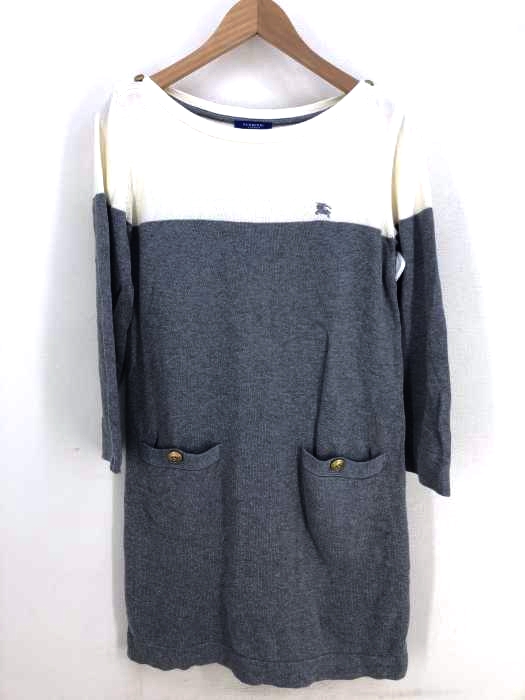 BURBERRY BLUE LABEL(バーバリーブルーレーベル) チュニックニットワンピース レディース ワンピース